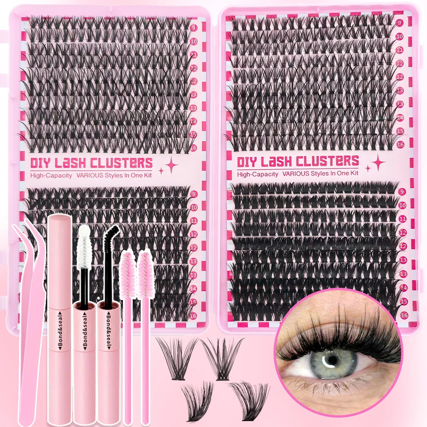 Glam Cluster Lashes Kit