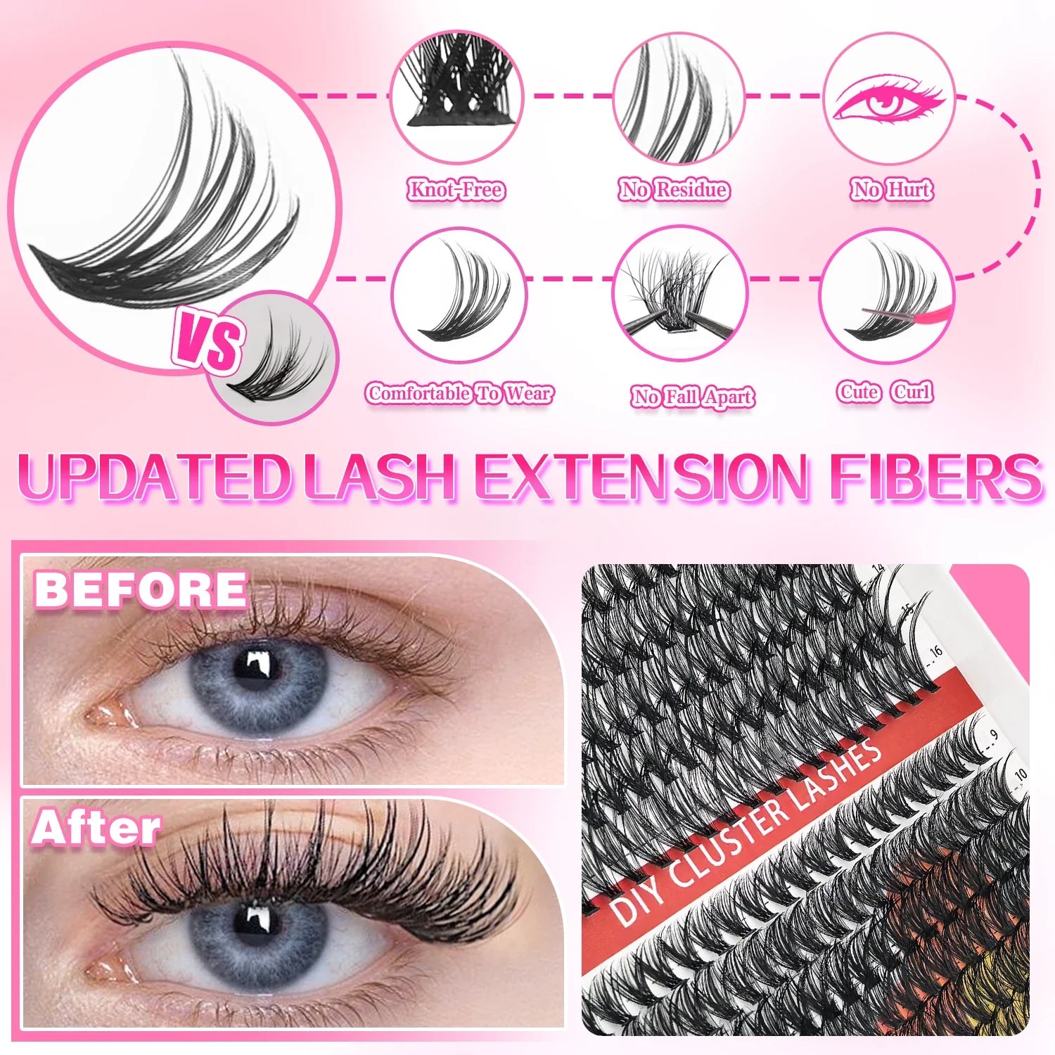 Glam Cluster Lashes Kit
