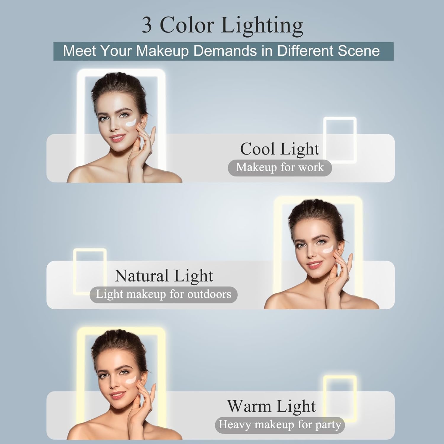 Bright Glam Travel Mirror