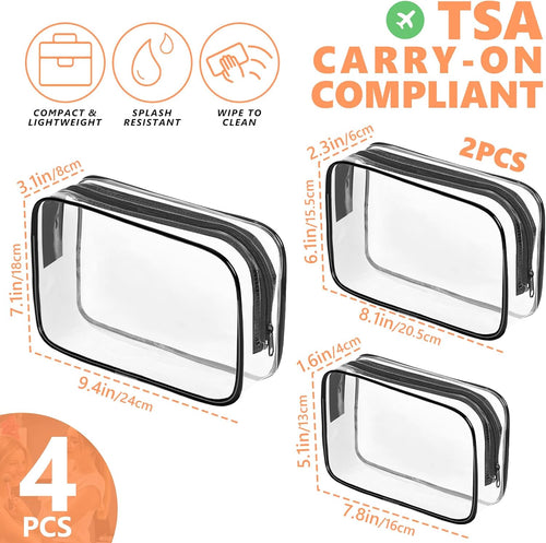 Clear Travel Makeup Organizer