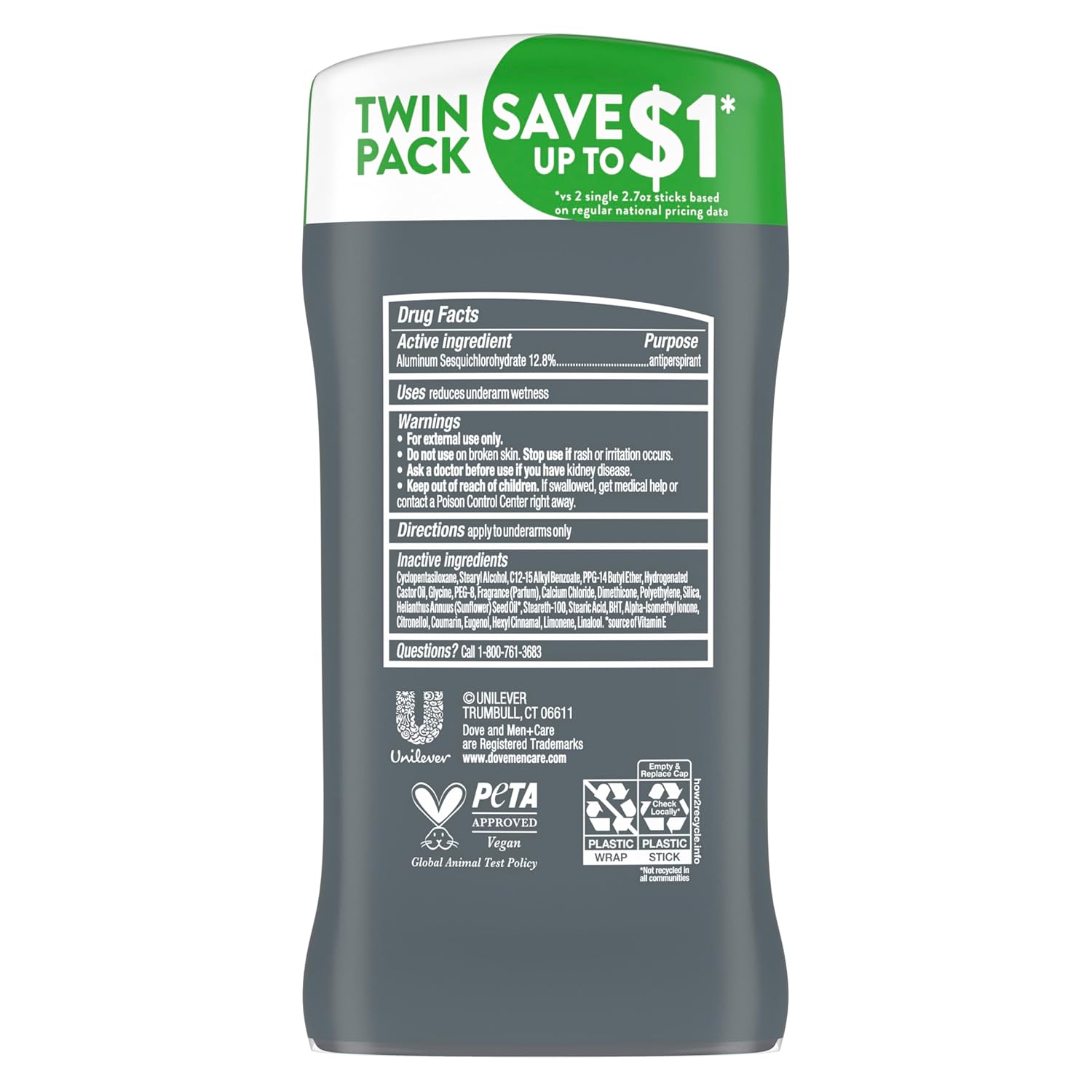 Citrus Fresh Antiperspirant Stick