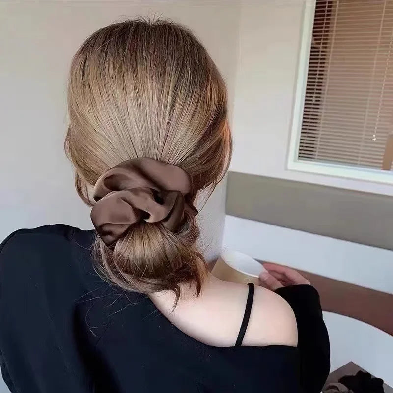 Silk Satin Hair Scrunchies