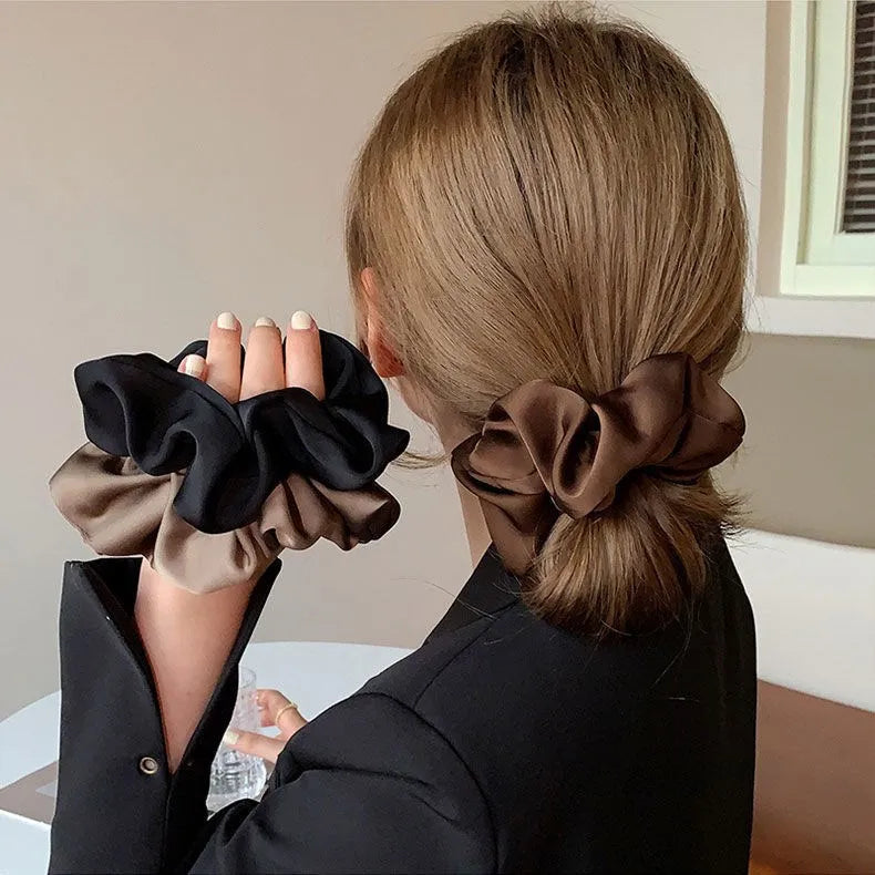 Silk Satin Hair Scrunchies